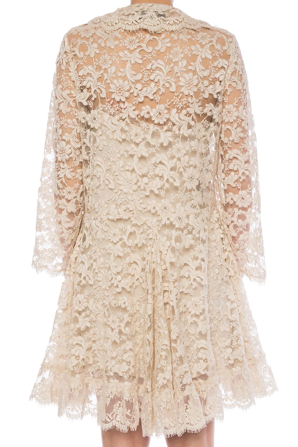 Gucci white lace clearance dress